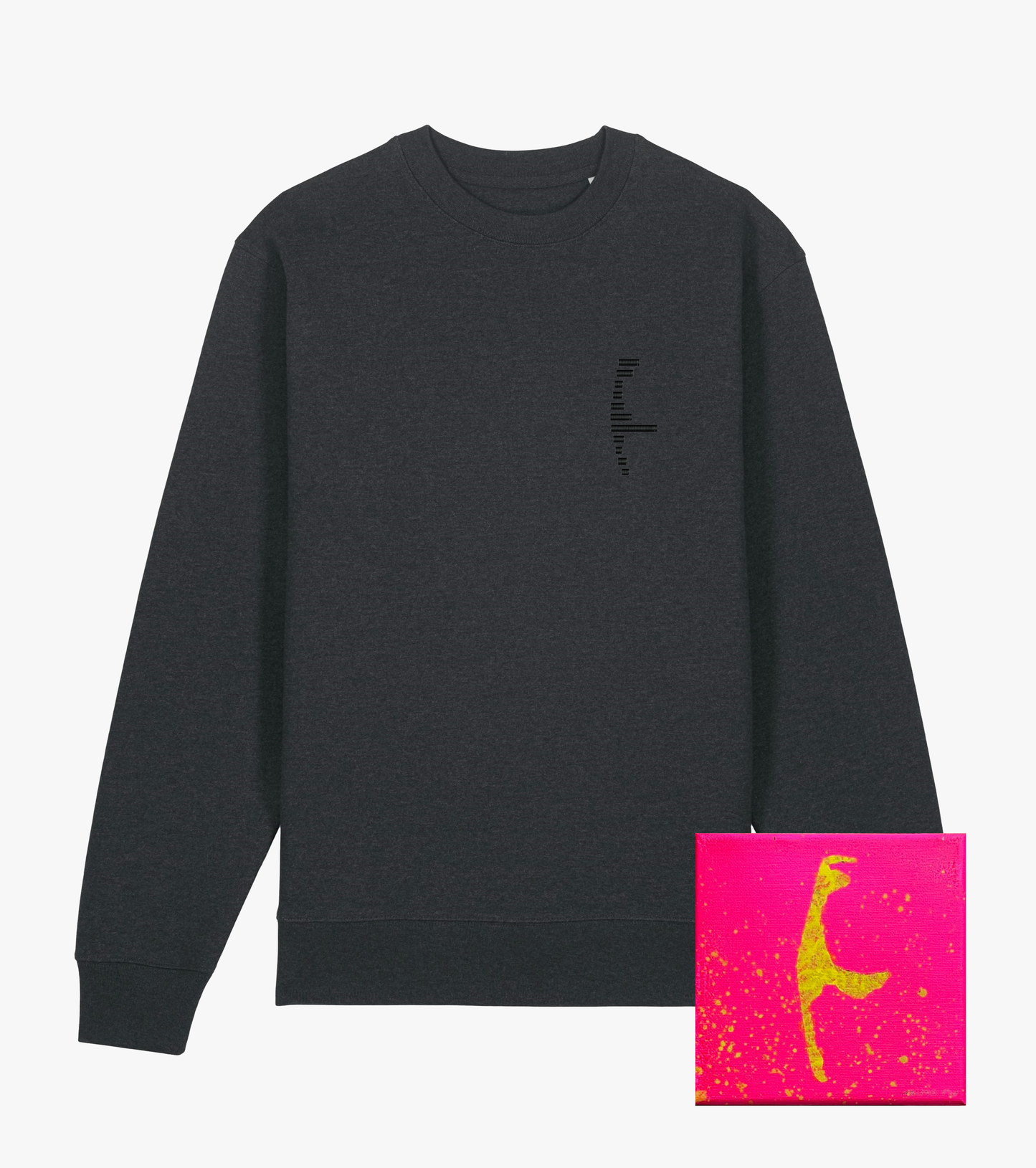 Sweatshirt // Sylt-Stripes // Nachthimmel Schwarz