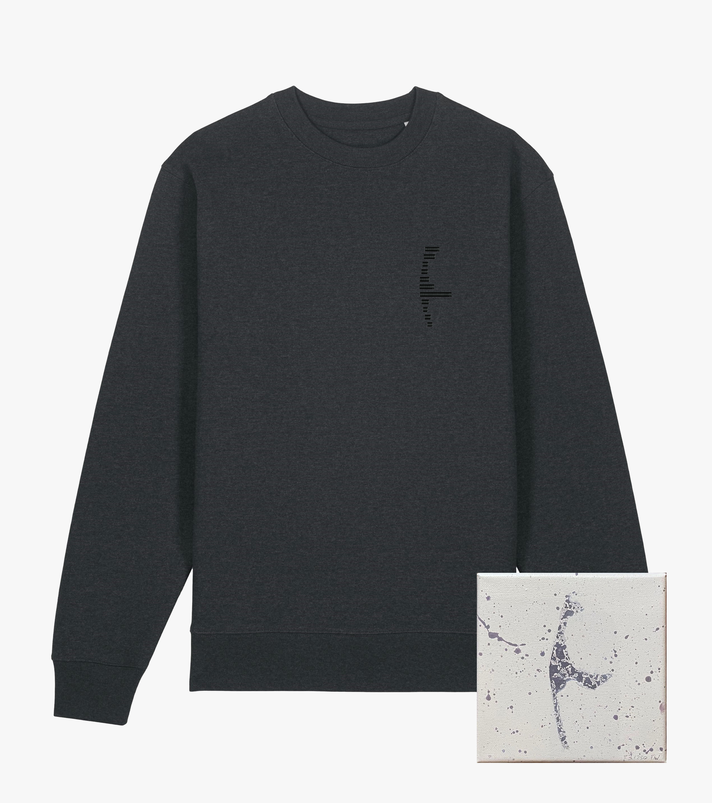 Sweatshirt // Sylt-Stripes // Nachthimmel Schwarz