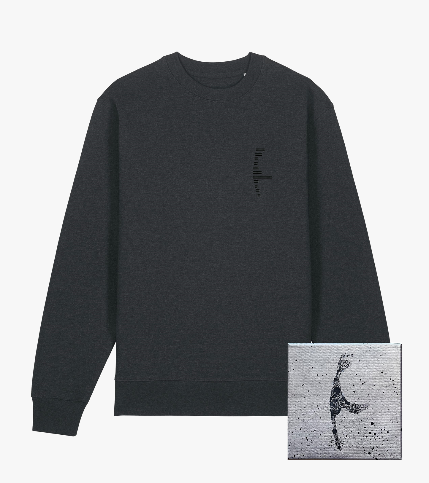 Sweatshirt // Sylt-Stripes // Nachthimmel Schwarz