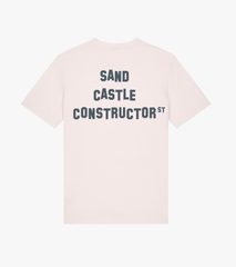T-Shirt // SAND CASTLE CONSTRUCTOR // Vintage Weiß
